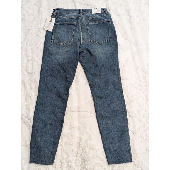👖 Oat New York High Rise Skinny Ankle Jeans 28 NWT - Picture 2 of 5